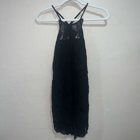Free People Intimates Black Lace Dress - Picture 1 of 7